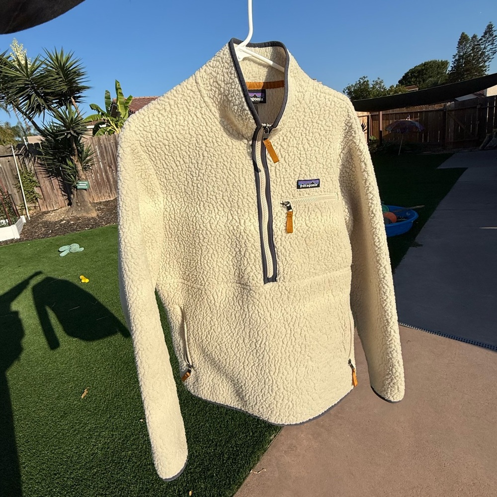 Patagonia Cream Fleece Jacket